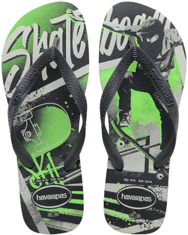 Chinelo Havaianas Masculino, Top Athletic 39/0 Novo Grafite, Havaianas