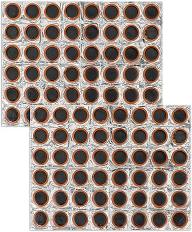 6 peças de remendo de borracha para pneu de bicicleta, remendos de pneus de bicicleta, não autoadesivos, kit de reparo de pneu de ciclismo para bicicleta ao ar livre, alavanca de pneu de bicicleta