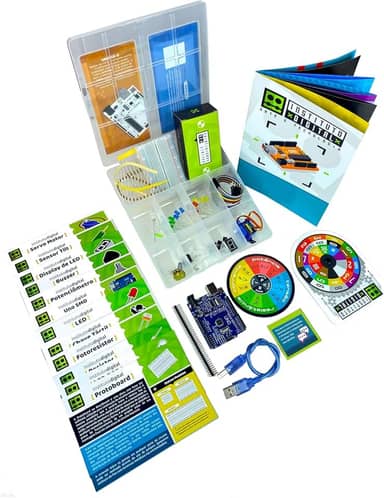 Kit Uno Iniciante 2 Completo Para Arduino + Tutorial + Maleta