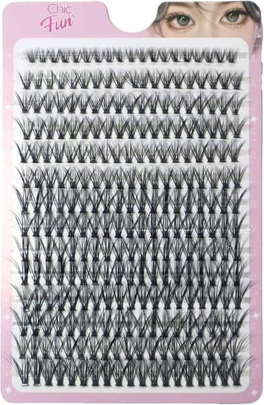 Cílios Postiços Tufinho 30d 0,07 D 8-15mm Mix, 266 Unidades