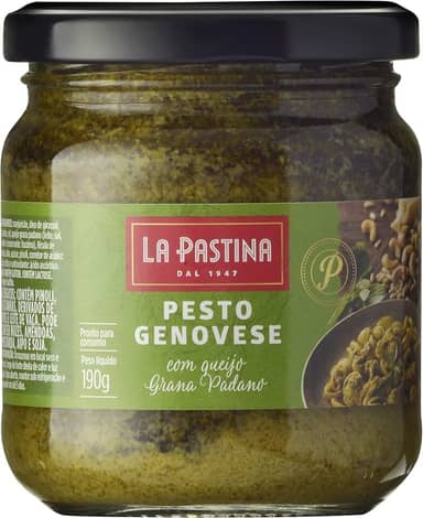 La Pastina Molho Pesto Genovese Com Queijo Grana Padano 190G