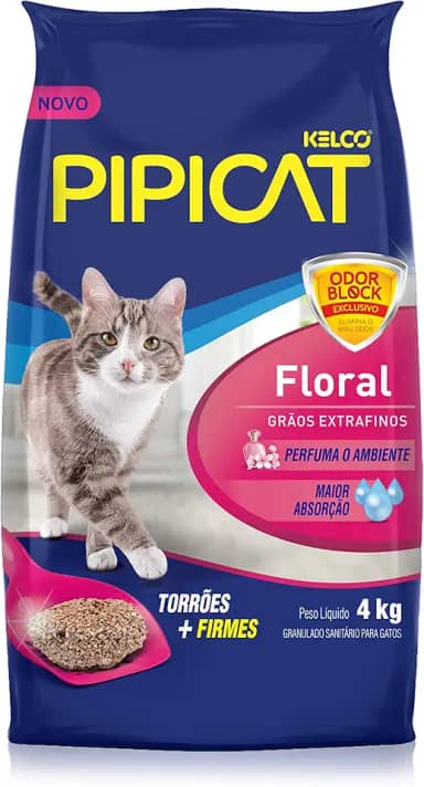 Pipicat Granulado Sanitario Floral 4 kg