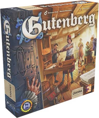 Galápagos, Gutenberg, Jogo de tabuleiro,1 a 4 jogadores, 14+, 60-120 min e Competitivo.