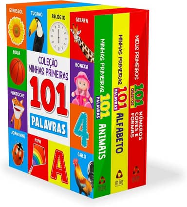 Coleção Minhas Primeiras 101 Palavras - Box com 3 Livrinhos