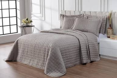 Kit Cobre Leito 400 Fios Completo Dupla Face Solteiro, Casal, Queen e King Size. (Avelã, Solteiro - 2 pcs)