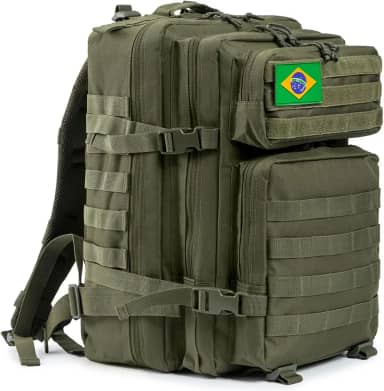 QT&QY Mochila tática militar, 45 litros, sistema Molle, mochila de grande capacidade para uso militar, mochila de emergência de 3 dias para caça, caminhadas, acampamentos e atividade ao ar livre