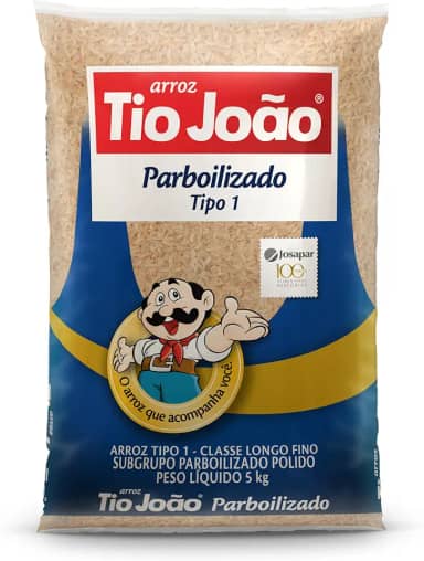 Tio João Arroz Parboilizado - 5Kg