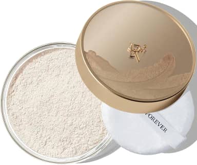FV Pó translúcido em pó, leve e com controle de óleo, longa duração, acabamento fosco, maquiagem em pó sem talco, para tons de pele claros a médios, 01 marfim translúcido