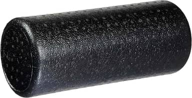 Rolo De Massagem Miofascial Preto 30cm – Alta Densidade Para Alívio Muscular E Exercícios De Reabilitação