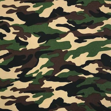 Tecido camuflado verde militar - 141.7 g/yd², 149.9 cm de largura, 1 jarda pré-cortado - ideal para costura, estofamento, projetos de mobiliário de acampamento doméstico (padrão A, 1 jarda pré-corte)