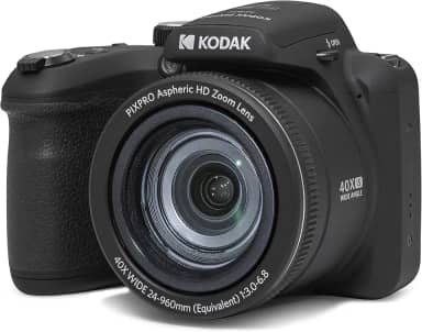 KODAK PIXPRO AZ405-BK Câmera digital de 20 MP, zoom óptico de 40x, lente grande angular de 24 mm, estabilização de imagem óptica 1080p Full HD Video 3 polegadas Câmera vlogging LCD (preto)