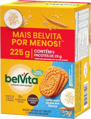 Belvita Seasonal Biscoito Belvita Leite E Aveia Pack Econômico 225G