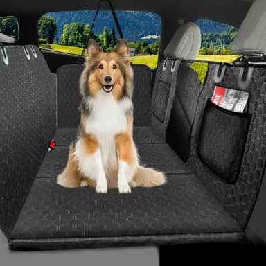 Capa Protetora Carro Pet Impermeável, 6 em 1 Capa Protetora Banco Traseiro Pet, Fundo Duro, Resistente Ao Desgaste, Antiderrapante, Tamanho Universal