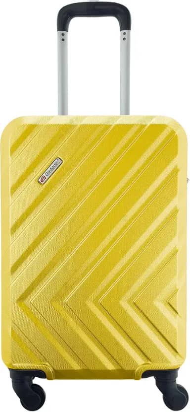 Mala de Bordo 10kg ABS 4 Rodas 360 Cadeado Gladiador Essential D2MB (Amarelo)
