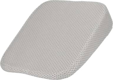 HARFINGTON Almofada de assento 10 cm de espessura confortável de espuma viscoelástica para cadeira de escritório com fundo antiderrapante para motorista de assento de carro, cinza