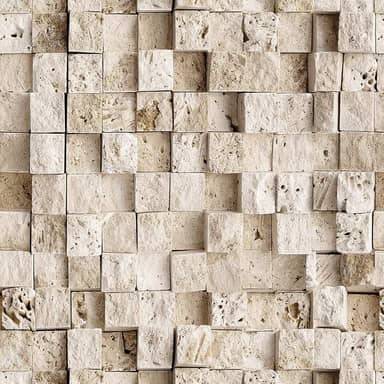 Papel de Parede Adesivo Autocolante Lavável Estilo Pedra Tijolinho Estilo 3D 1.50 Metros