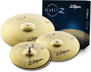 KIT DE PRATOS 14HH+16CRASH+20RIDE PLANET Z COMPLETE ZP4PK ZILDJIAN