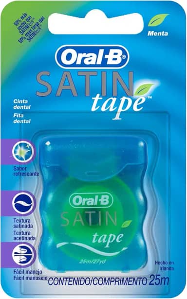 Fio Dental Oral-B Satin Tape Menta - 25m