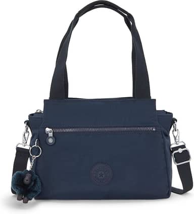 Kipling Bolsa de ombro metálica Elysia, Azul Bleu, 11.5"L x 9"H x 5"D