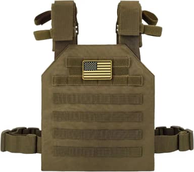 Hannibal Outdoor Colete De Peso Tático Para Homens E Mulheres, Colete De Corrida Com Peso, Colete Com Peso Para Treinamento De Força, Pesos Ajustáveis Para Caminhadas, Esportes Ao Ar Livre E Exercíc