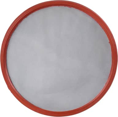 Peneira Cal 50 Aro Plástico Vermelho Arame Galvanizado