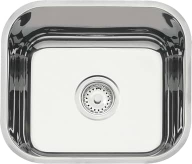 Cuba de embutir Tramontina Lavínia 40 BL em aço inox polido 40x34 cm