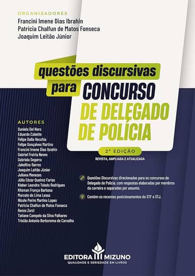 Questões Discursivas para Concurso de Delegado de Polícia 2ª edição (2025)