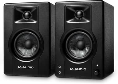 M-Audio Monitores de Estúdio BX3 de 3,5", Alto-Falantes HD PC para Gravação e Multimídia, 120W, Par