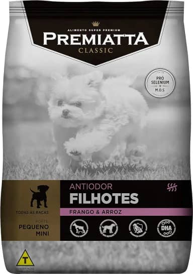 CLASSIC ANTI ODOR FILHOTE P + MINI SC 3 KG Qualita Foods para Todas Pequeno Filhotes - Sabor Frango