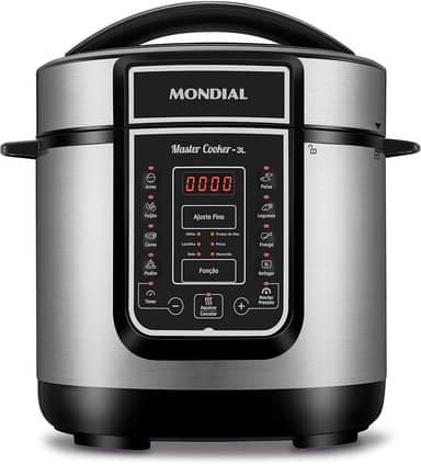 MONDIAL Panela de Pressão Elétrical, Master Cooker - 3L, 110V, Preto, 700W - PE-40
