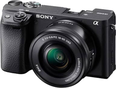 Sony Câmera Mirrorless Alpha A6400: Câmera Digital Compact Aps-C Intercambiáveis ​​Com Foco Automático De Olhos Em Tempo Real, Vídeo 4K, Tela Flip & 16-50Mm Lente E Câmeras Compatíveis Com Montagem