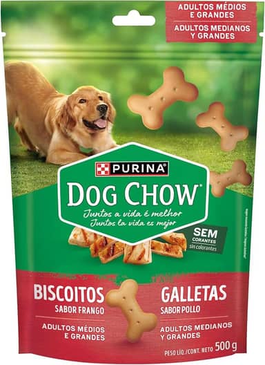 DOG CHOW Biscoitos Frango Medios & Grandes 500g