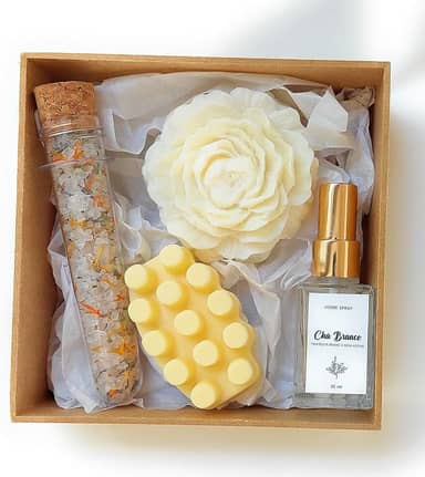 kit Caixa Presente Feminino Autocuidado - Presente para mãe/madrinha/amiga/esposa/sogra/avó/Natal
