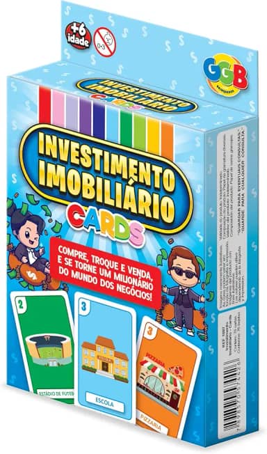 GGB Plast Jogo Investimento Imobiliário Cards