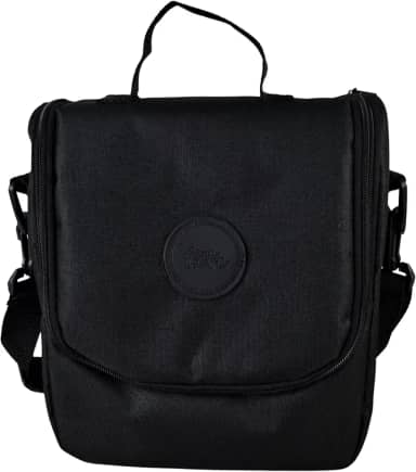 Lancheira Térmica Infantil Preta Alça Ajustável