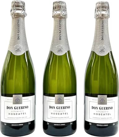 Espumante Don Guerino Brut Branco Moscatel | Kit Com 3 Garrafas | Oferta