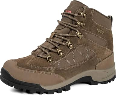 Botas de caminhada femininas à prova d'água com suporte no tornozelo, botas de caminhada, botas de mochilão, respiráveis, antiderrapantes, duráveis para atividades ao ar livre