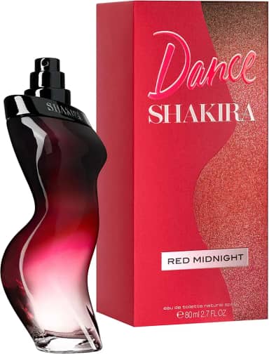 Perfume Feminino EDT Dance Midnight, Vermelho, Shakira, 80 ml
