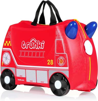 Mala Infantil Trunki - Bombeiro Frank - Sua viagem muito mais divertida - cor Vermelho, Tr