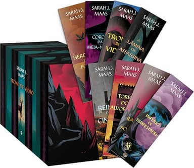 Box Trono de vidro - Novas capas