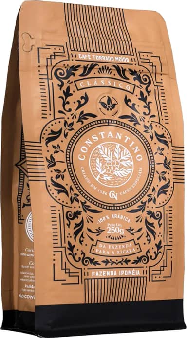 Café Especial Constantino 250g Pacote Moído Grãos Arábica