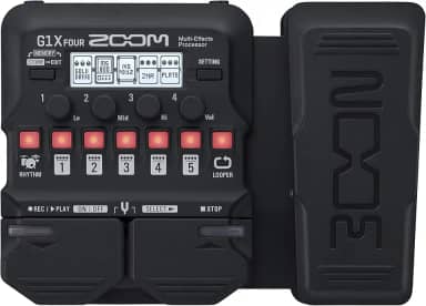 Processador multiefeitos com pedal Zoom G1X FOUR