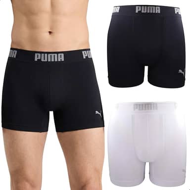 Kit 2 Cuecas Boxer Puma Toque Gelado Poliamida Sem Costura Dry Fit Sport Masculina