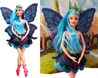 Boneca Fada Ballet , Bailarina Articulada Linda Resente Top