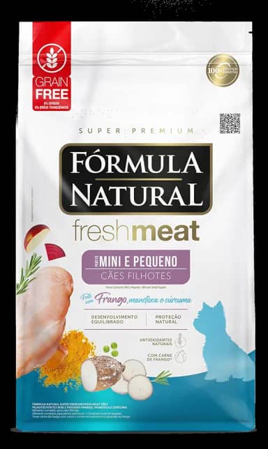 Fórmula Natural Fresh Meat Ração Seca Para Cães Filhotes De Pequeno Porte Sabor Frango 2,5Kg