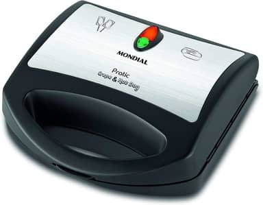 MONDIAL Crepeira Pratic Crepe & Hot Dog, Preto/Inox, 850W, 220V - CP-01