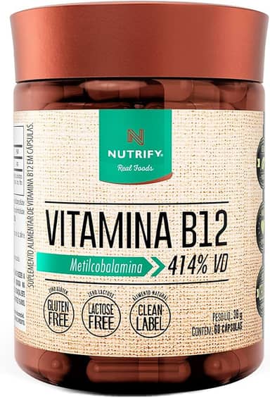 Nutrify - Vitamina B12-60 cápsulas