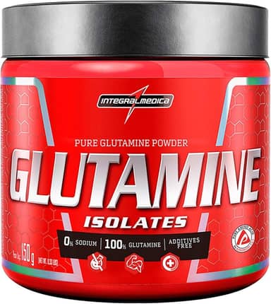 Glutamine 150g - L-glutamina Isolada 100% Sem Sabor - Integralmédica