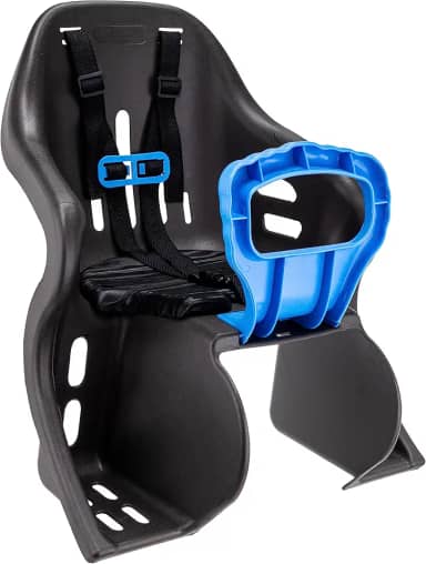 CADEIRINHA TRASEIRA KID BIKE GRAFITE COM AZUL