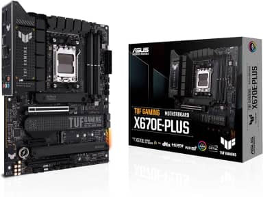 Placa Mãe Asus TUF GAMING X670E-PLUS (AM5/DDR5/4x M.2 /PCIe 5.0/USB3.2)